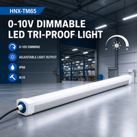 Lámpara LED Tri-Proof Regulable de 0-10V con Salida Ajustable para Almacenes, Fábricas, Estacionamientos y Proyectos de Retrofit