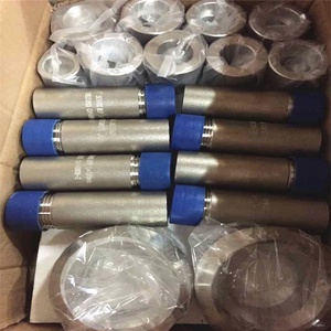 A106 lắp ống đóng đầy đủ ren ống núm vú thép carbon đánh bóng tròn Thùng thép đen ống thép carbon núm vú S80 - Product Image 5