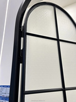 Fenêtre de cuisine fixe en aluminium à double vitrage pare-balles résistant aux impacts de cyclone Topbright, personnalisée et thermiquement isolée