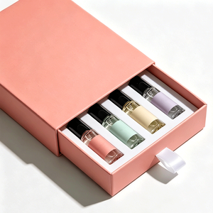 Manufacture Biodegradable Handmade Digital PrintingLuxury Cosmetics Box Perfume Skincare Sample Box <b>Drawer</b> Packaging Box - Product Image 2