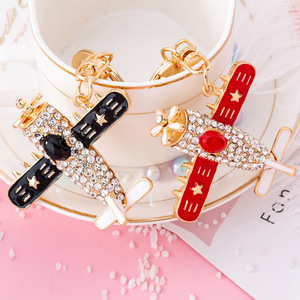 Nuovo Design in Vendita: Portachiavi Promozionale a Forma di Aeroplano con Elica Luccicante, Modello in Metallo e Lega di Zinco per <span class=keywords><strong>Uomo</strong></span> e Moto - Product Image 2