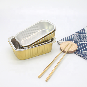Food grade gilding food box disposable takeawayFood containers aluminum foil lunch box