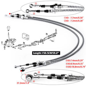 Aosu Auto Parts Aluminium Alloy Shift Cable <b>Bracket</b> For Honda Civic EK EG DC2 EF K20 Rustproof - Product Image 4
