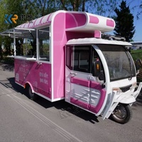 Tricycle Électrique Australien pour la Vente de Nourriture, Remorque Mobile pour Donuts, Kebab, Burgers, Tacos, Pizza – Camion de Restauration Ambulant
