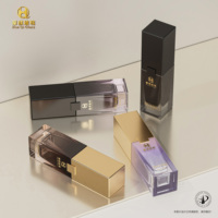 Bouteille à pompe pour fond de teint cosmétique de 30ml Emballage cosmétique pour soins personnels Bouteille en verre pour fond de teint carré de 30ml