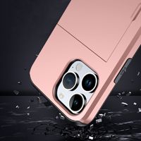 Pour iPhone 16 Pro Max 15 14 13 12 Mini 11 XS 8 Plus 17 Air Coque arrière SGP avec emplacement pour carte coulissant, résistant aux chutes, antichoc