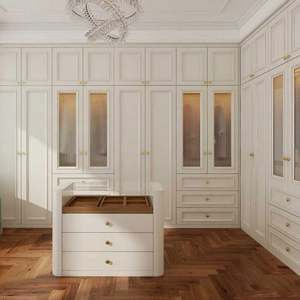 Armario Plegable de Diseño Personalizado de Lujo Americano, Vestidor para Apartamento con Espacio de Almacenamiento Múltiple - Product Image 2