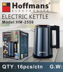 Tetera Eléctrica Hoffmans <span class=keywords><strong>de</strong></span> Calidad Premium, 2.5L, 2000W, Tecnología Alemana, Controlador Duradero, Apagado Automático, para Distribuidor en África - Product Image 4