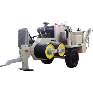 Tracteur électrique à double usage pour le tensionnement et la pose de câbles, machine de levage hydraulique 3T-42T, traction de 9 tonnes pour la pose de tuyaux - Product Image 2