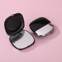 Boîtes en plastique avec miroirs pour poudre compacte, correcteur, blush, contouring et illuminateurs, grande capacité, vendues directement par le fabricant