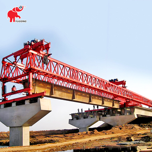 Bonnes machines de construction standard Grue de lanceur de pont de capacité de 100 tonnes pour l'installation de garde-corps de route - Product Image 2