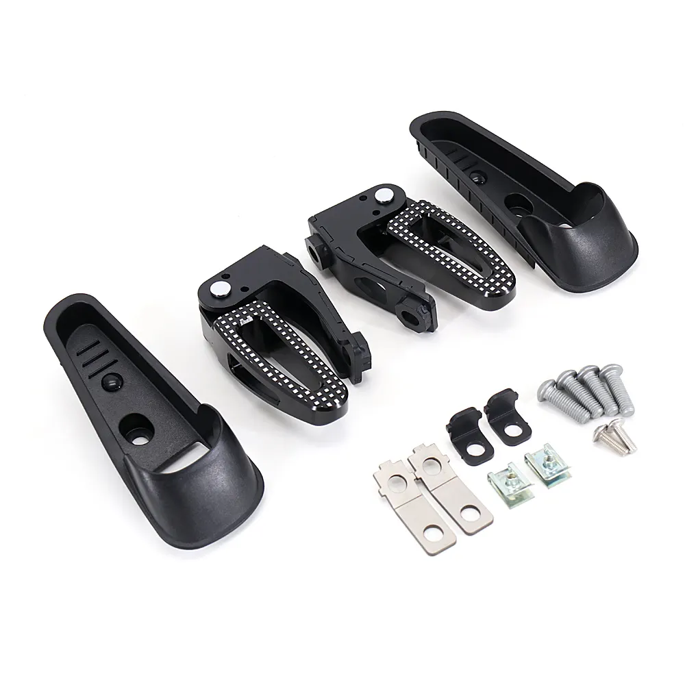 New For Vespa GTS 300 GTS300 gts300 gts 300 Motorcycle Accessories Rear Passenger Foot Pegs Mount Black Pedal 2021 2022