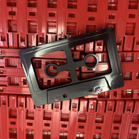 Boîtier de cassette vidéo rétro en plastique ABS semi-transparent, pour stockage de médias, multicolore