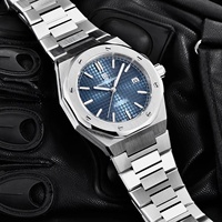 Montre mécanique automatique pour homme PAGANI DESIGN PD-1673, 40 mm, saphir, acier inoxydable, étanche 10 bars, luminescente C3, Reloj Hombre