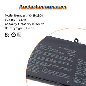 แบตเตอรี่0B200-03610000 C41N1908สำหรับ ASUS ROG Zephyrus G14 <span class=keywords><strong>GA401</strong></span> GA401II GA401IU GA401IV GA401IH GA401QE GA401Q GA401QM - Product Image 6