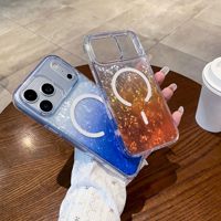 Funda Personalizada de TPU y PC con Textura de Concha para iPhone 17 18 Pro Max, Carga Inalámbrica Magnética con Degradado para Vendedores y Minoristas de Amazon