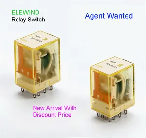 Electromagnetic Relay ELEWIND ORU2ZL 8A 2 Set Small High Power Electromagnetic Relay