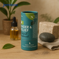 Emballage personnalisé biodégradable vide et rechargeable en carton pour tube de parfum, baume à lèvres, tube de déodorant en papier à pousser