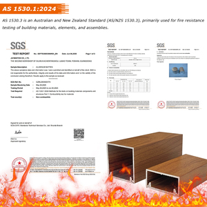 Revêtement de <span class=keywords><strong>façade</strong></span> en bois vertical grainé blanc crème, panneaux de décoration extérieure en bois, écran en aluminium, imperméable, moderne - Product Image 2