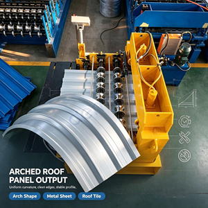 Máquina Hidráulica para Curvar Láminas Metálicas en Arco, Máquina para Curvar Tejas de Techo para Proyectos de Techos de Almacenes - Product Image 1