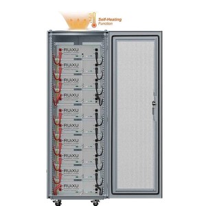 Kits de Baterías de Estado Sólido LiFePO4 RU IXU de 50 kWh con 2000 Ciclos, 10 Unidades Individuales y Gabinete, Certificación CE/IEC 37684, 50 kWh Lit - Product Image 1