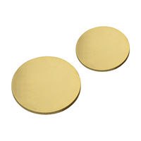 Disque en laiton massif H62 robuste - Épaisseur 5mm-10mm, plaque ronde en laiton pour joints industriels