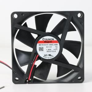 Ventilateur axial de refroidissement SUNON ME70151V1-000C-A99 électrique 70x70x15mm 12VDC 113mA 1.36W 3300RPM 27.0CFM à roulement à billes pour armoire et onduleur - Product Image 1