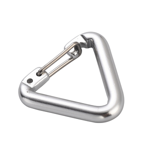 <span class=keywords><strong>Mousqueton</strong></span> triangulaire en alliage d'aluminium de couleur personnalisée <span class=keywords><strong>30mm</strong></span> 40mm Traitement électrolytique pour usage industriel général - Product Image 5