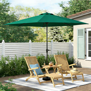 Parasol de plage extérieur moderne en fer, imperméable, promotionnel, personnalisé, grand format, pour jardin et café - Product Image 3