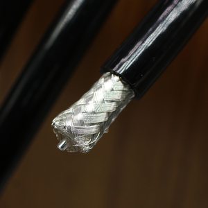 99.999% 5N Pure Silver <strong>1mm</strong> 1Core Twisted Pair Coaxial Digital Audio <strong>Cable</strong> 9mm Braided Foil FEP Shield RCA/XLR Speaker Monitor - Product Image 1