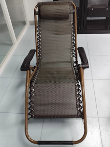 Venta caliente ajustable al aire libre Metal Sunbed Lounge Chaise Chair portátil para patio al por mayor para uso - Product Image 3