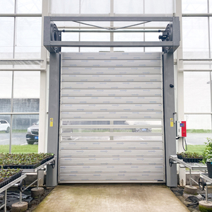 Nuevo Lanzamiento de puerta de garaje con rodillo aislado de alta velocidad, venta al por mayor industrial, puerta rápida de aleación de aluminio para estación de monitoreo de seguridad - Product Image 2