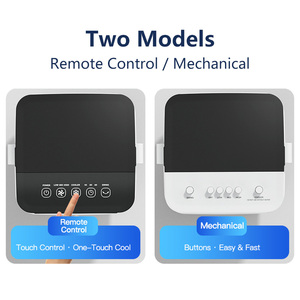 Enfriador de Aire Mecánico con Control Remoto, Ventilador de CA Portátil de 65W con Tanque Desmontable, Temporizador de 7.5H y <span class=keywords><strong>3</strong></span> Velocidades de Viento - Product Image 4