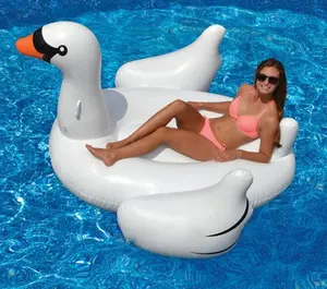 Customized floating pool toy inflatable swan float