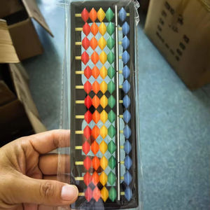 13 Robs abaco di plastica strumento di aritmetica di Soroban strumento di aritmetica di apprendimento del bambino aiuto di calcolo giocattoli abaco in vendita - Product Image 1