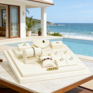 Set de Exhibición de Joyería de Lujo ODM, Accesorios Personalizados para Exhibición en Tiendas, Contenedor de Joyería de Alta Gama - Product Image 2