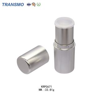 Customizable Round Plastic Solid Balm Container for Sunscreen Perfume Deodorant Stick and <b>Blush</b> for Cosmetic Use and Lipstick - Product Image 3