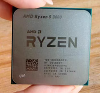 Pour processeur de bureau AMD Ryzen 5 3600 R5 3600 d'occasion, 6 cœurs, 12 threads, 3,6 GHz de base, 4,2 GHz en boost, socket AM4