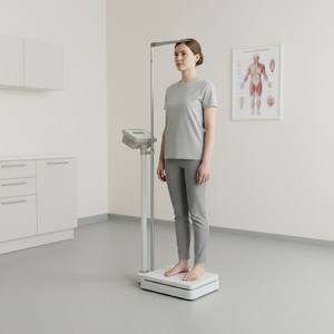 Báscula Digital Médica para <span class=keywords><strong>Peso</strong></span> y Altura Corporal con Función de <span class=keywords><strong>IMC</strong></span> para Centro de Salud - Product Image 2