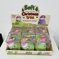 Jouet sensoriel anti-stress souple de Noël, bonhomme de neige, arbre de Noël, cadeau de fête