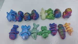 Adorable <span class=keywords><strong>Figurine</strong></span> d'hippopotame écologique imprimée en 3D petit dégradé de couleur réaliste modèle animal artisanat - Product Image 5