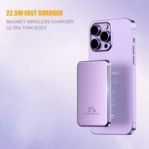 Haute capacité 15W Ultra mince PD22.5W banque d'alimentation rapide sans fil boîtier en aluminium support ABS batterie externe - Product Image 4
