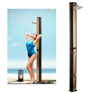 Douche solaire extérieure de forme <span class=keywords><strong>octogonale</strong></span> de 35 L avec housse anti-poussière, populaire <span class=keywords><strong>pour</strong></span> le jardin, le bord de la <span class=keywords><strong>piscine</strong></span>, la plage - Product Image 6