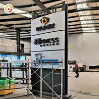 Javerhaute marque, panneau personnalisé de créateur, hôtel, tourbillon, Station gaz, panneau todouble, publicité