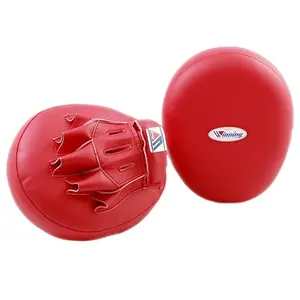 Neue profession elle hochwertige Kuhhaut Leder Boxtraining Stanzen Winning Focus Mitts CM-50