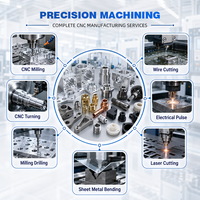 Pièces usinées CNC personnalisées Ayberk de petite taille pour moteurs de profilés en aluminium