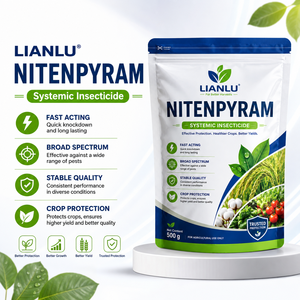 Nitenpyram 95% TC 10% SL 50% SG <span class=keywords><strong>Insecticida</strong></span> Neonicotinoides para el Control de Pulgones, Moscas Blancas y Saltadores de Plantas - Product Image 1
