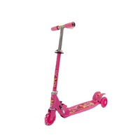 Trottinette Monopode Métallique à Trois Roues pour Enfants, Garçons et Filles de 3 Ans et Plus, Pliable