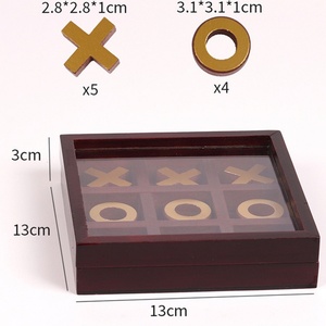 Wholesale Custom Acrylic Tic Tac Toe XO Chess Board Game Family Games Play Morden American Style Durable Home Decor - Product Image 5