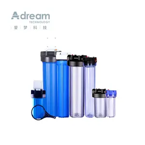 Ro Filter Cartridge Whole Series 5" 10" 20" Filter Cartridge Housing Household Or Commercial Brass Port Water Filter Housing